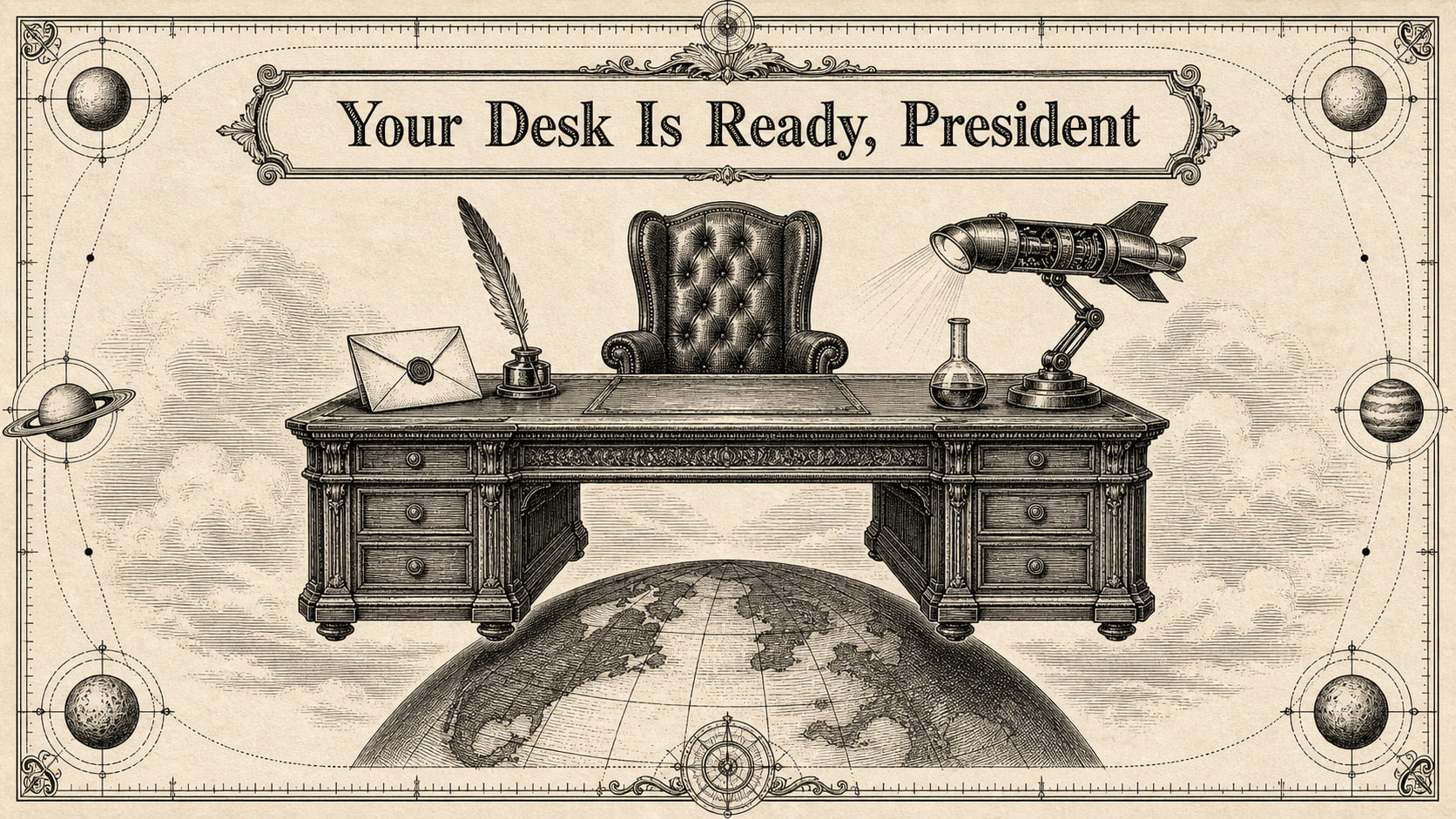 Your Desk Is Ready, President