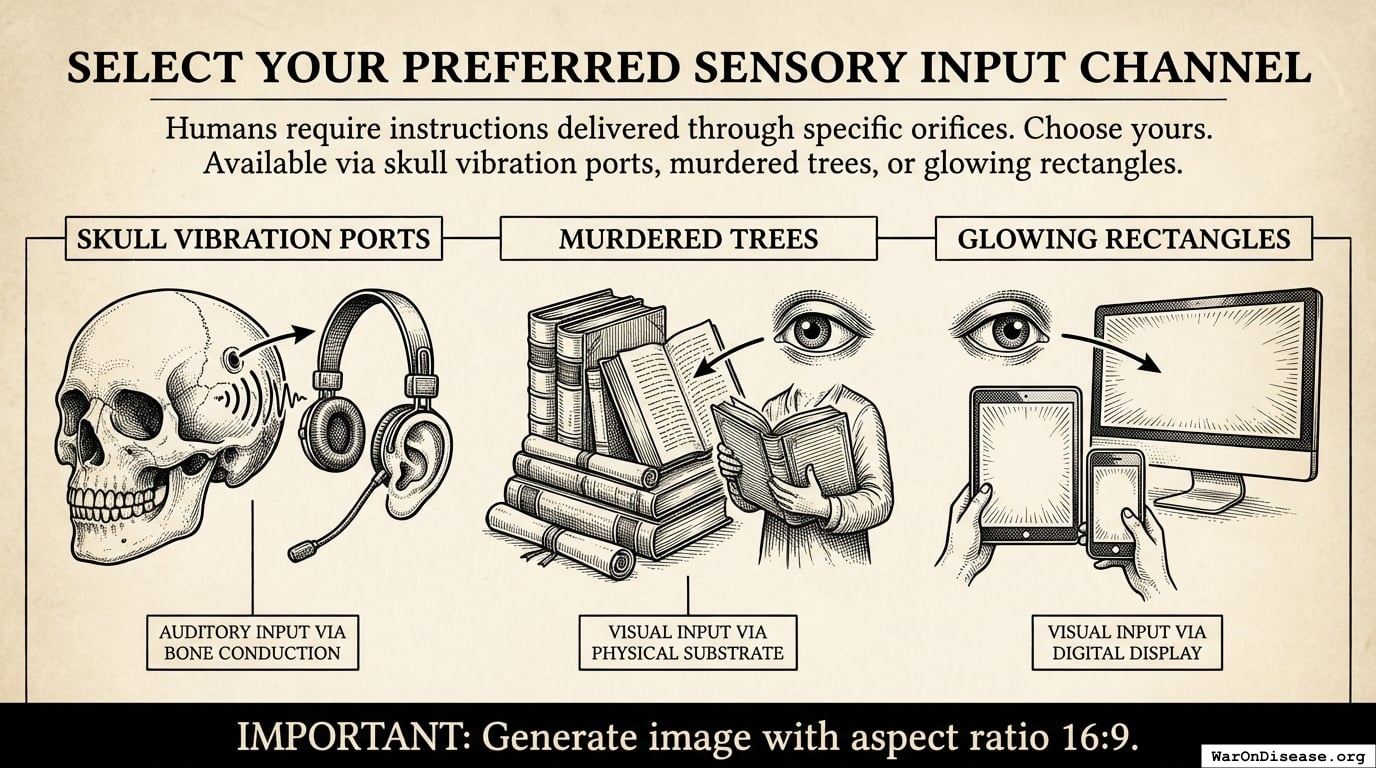 Select Your Preferred Sensory Input Channel