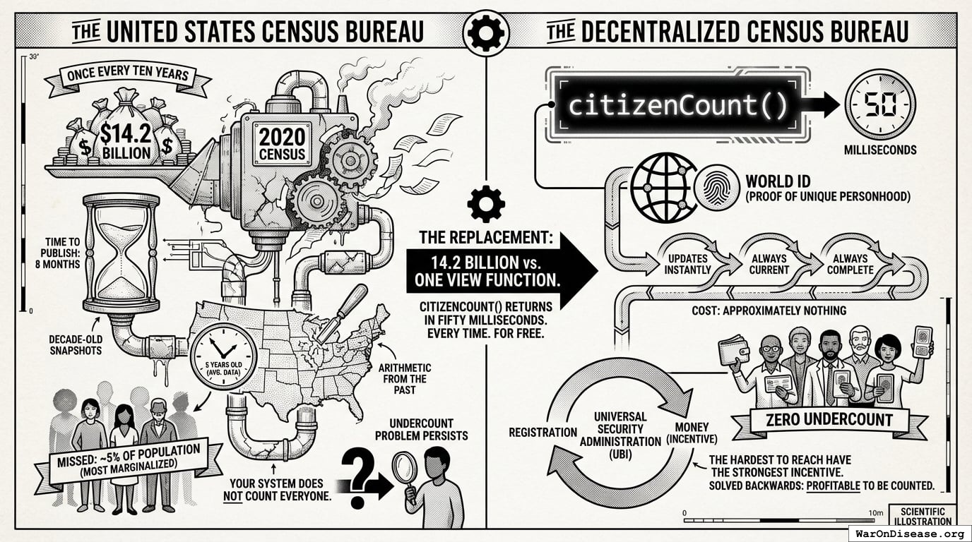 The Decentralized Census Bureau