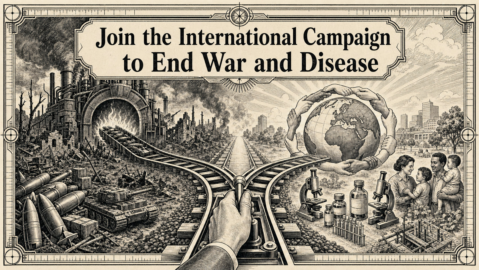 Join the International Campaign to End War and Disease
