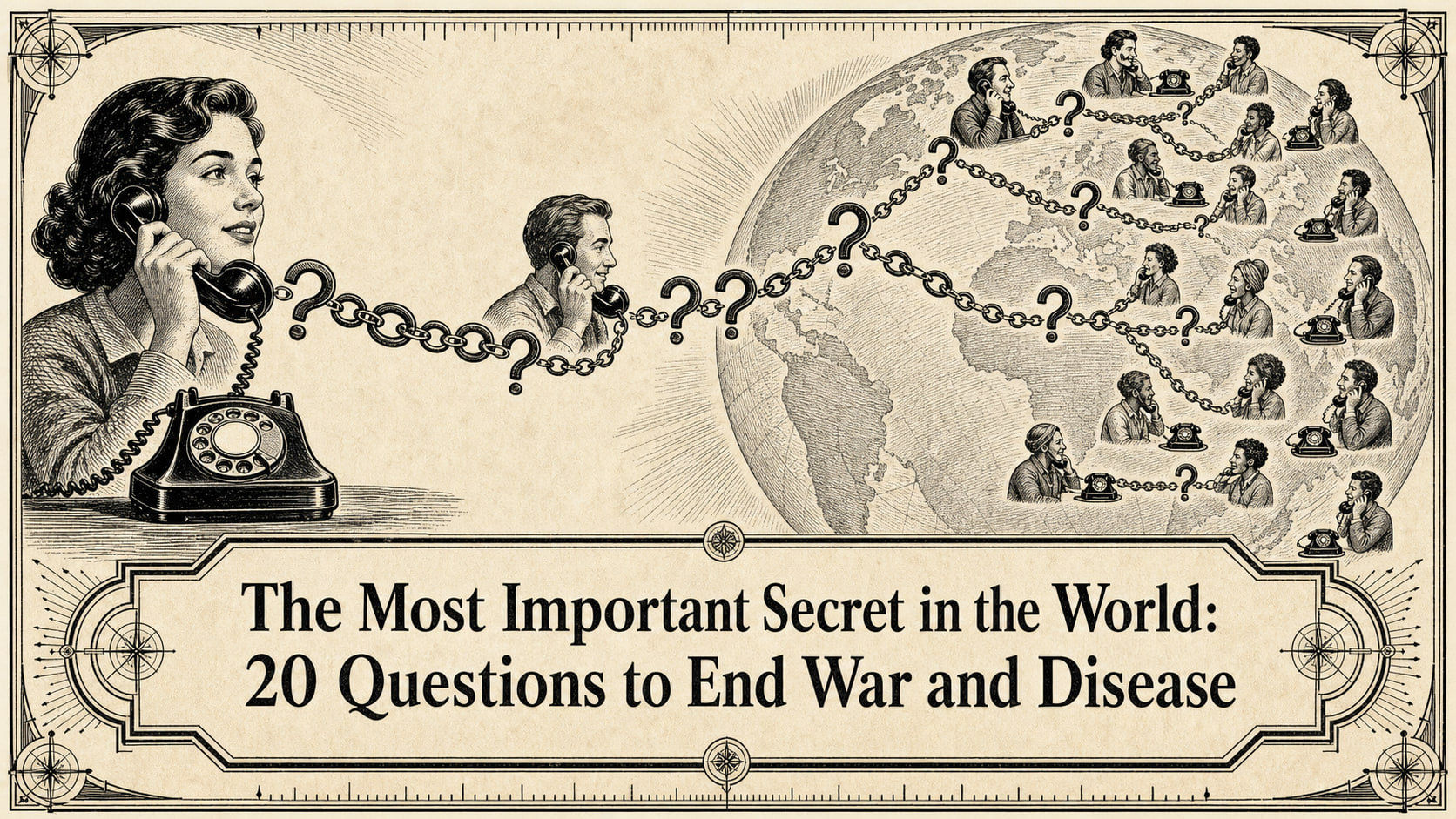 The Most Important Secret in the World: 20 Questions to End War and Disease